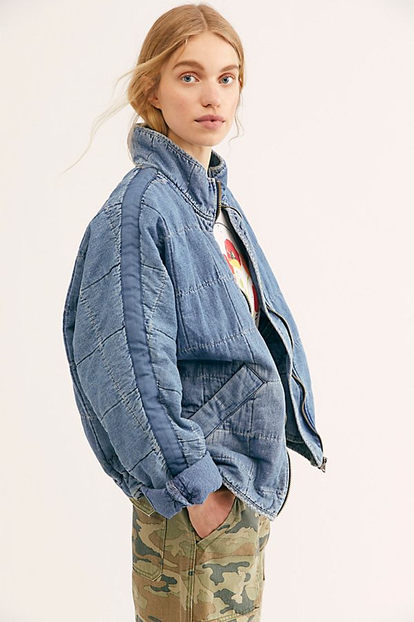 Denim Puffer Jackets, Kaia Gerber Style Inspo Types of Jean Fits