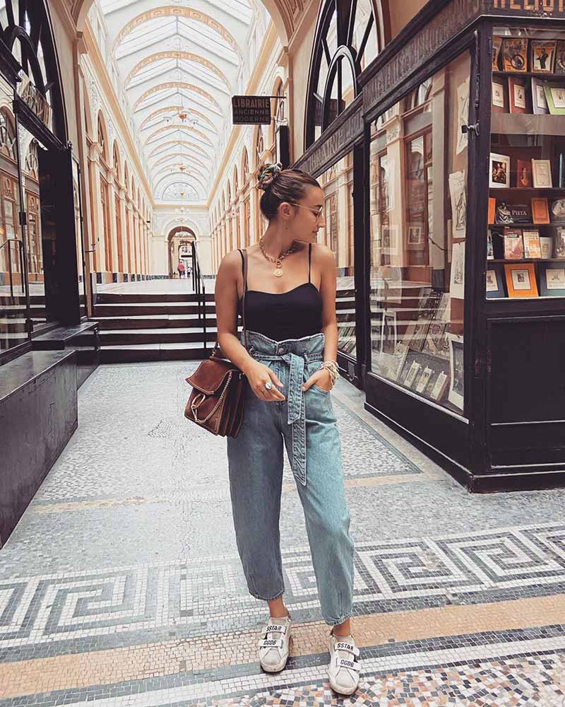 Paperbag Jeans, Paperbag Shorts and Paperbag Skirt Looks Types of Jean Fits