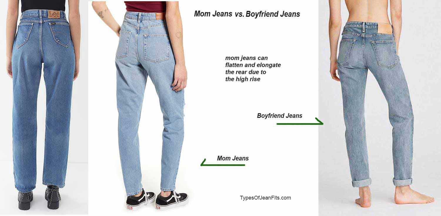 Mom Jeans vs Boyfriend Jeans, The Classic Styles Difference in Fit