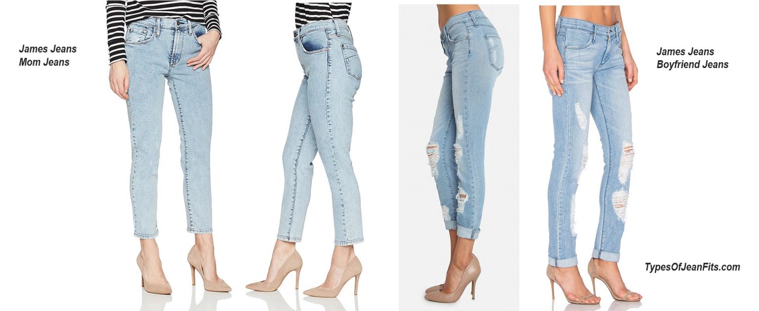 Boyfriend Jeans vs Mom Jeans, 5 comparisons by brand Types of Jean Fits