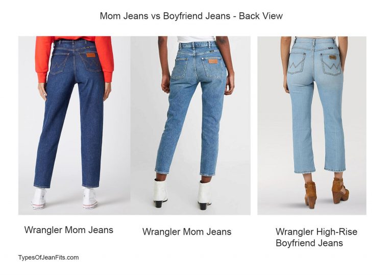 Boyfriend Jeans vs Mom Jeans, 5 comparisons by brand Types of Jean Fits